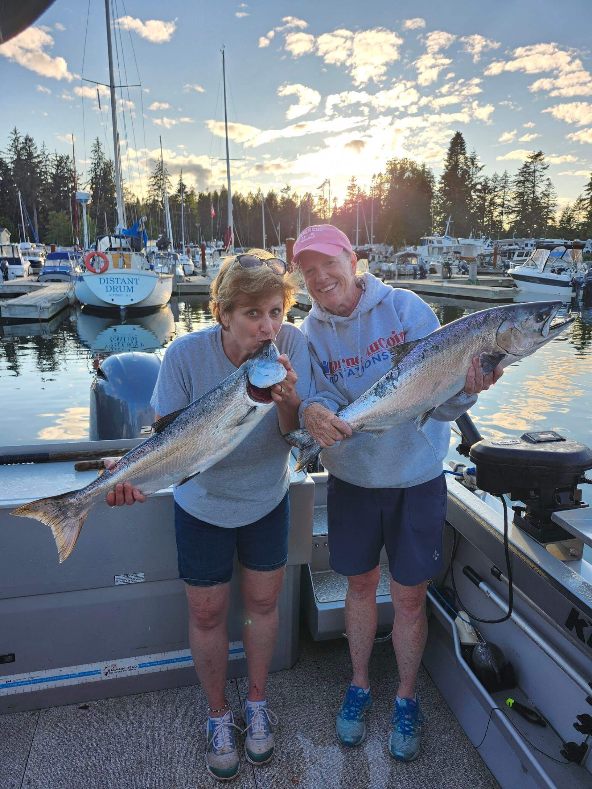 A kiss for the salmon