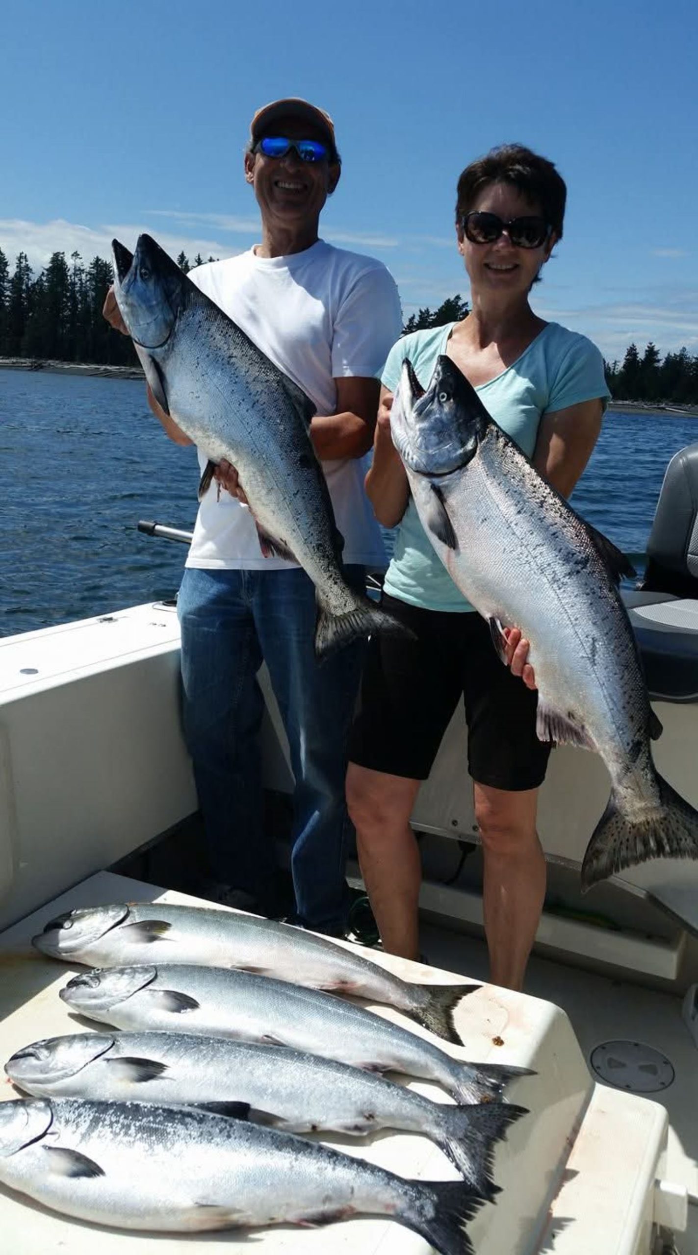 Catch plenty of fish when you book with Slabrador Salmon Charters